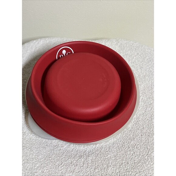 Pampered Chef Microwave Popcorn Maker Popper Red Silicone Collapsible Bowl Large - Picture 6 of 7
